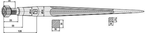 Frontladerzinken 680