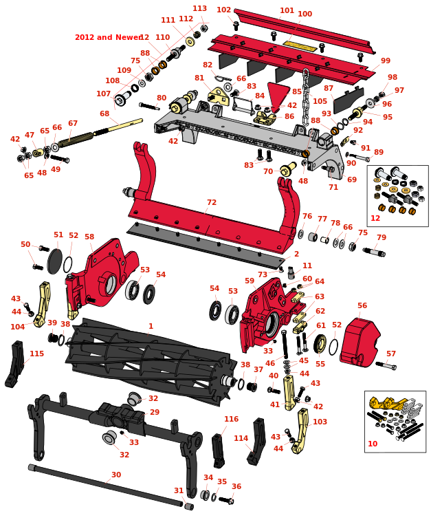 Toro Reelmaster 6500D Reel & Bedknife