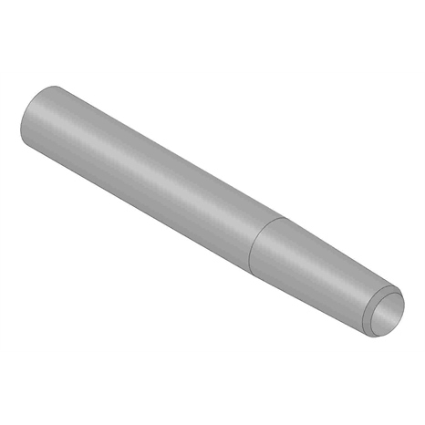 Standard hollow tine - .750mt x 5.500l x .640od