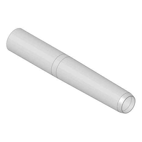 Alloy hollow tine - .750mt x 4.750l x .680od