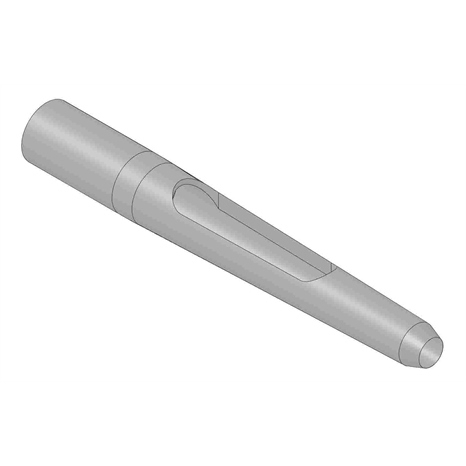 Alloy hollow side-eject tine - .750mt x 5.750l x .515od