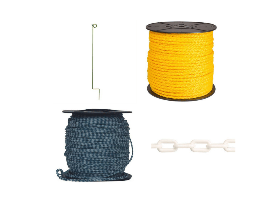 Touw, ketting & staken