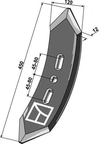 Vorschar geeignet für Dal-Bo 76261