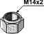 Self-locking nut - m14x2 30-mu14-2