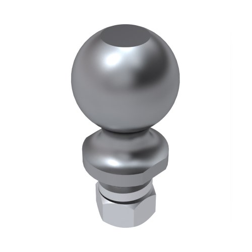 Ball - hitch 2 w/lockwasher and nut