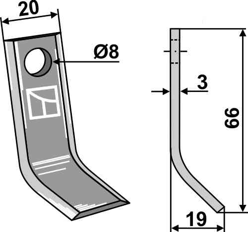 RDM Parts Y-kniv