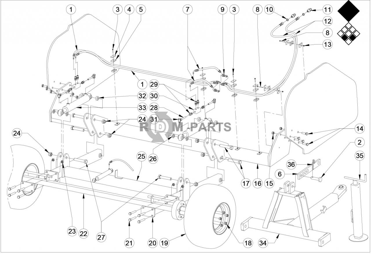 Replacement parts for VD7621 Wielstel