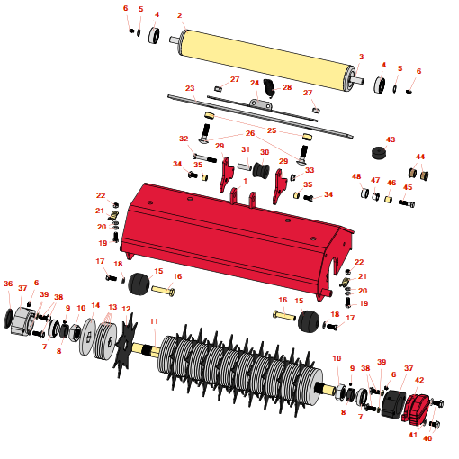 Toro Greensmaster 3120 spiker unit