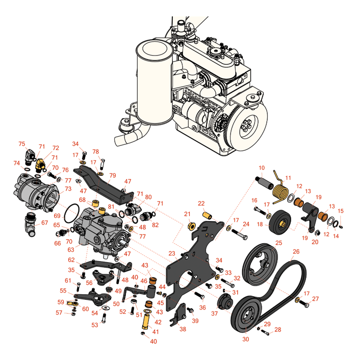 Hydrostatic parts suitable for your Toro Groundsmaster 3500-D