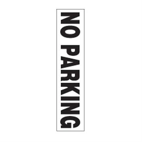 Decal - sign no parking