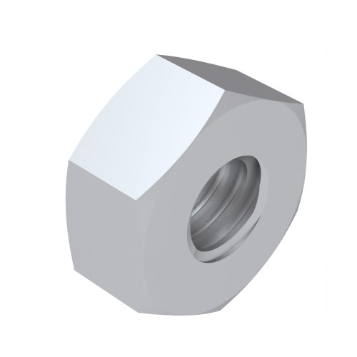 Nut - 1/4-20 hex jam zinc