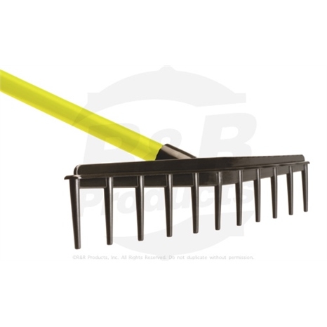 Budget bunker rakes with yellow handle set/12