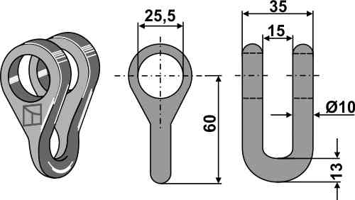 Schäkel 63-bom-76 Schäkel 63-bom-76
