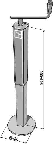 Parking jack 80x80