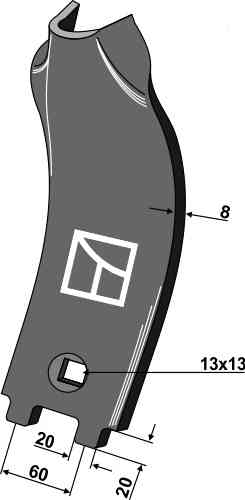 Suporte de guia para Becker 200062672