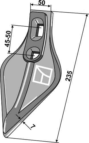 Sweep "OTMA" 120mm fitting for Vogel u. Noot PT465