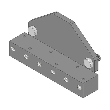 Tine holder assy - fits straight needle tine