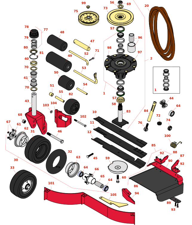 Toro Groundsmaster 3280 D 60in Rotary Deck Model 30366