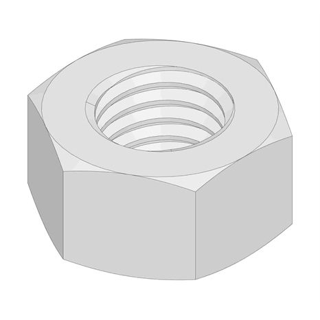 Nut - 12mm x 1.75 jam