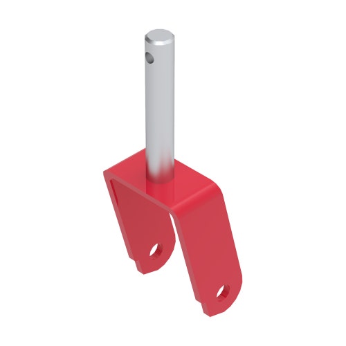 Caster fork -use w/solid wheel