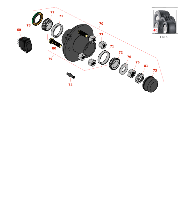 Toro PrecisionSense PS6000 Turf Trailer Trailer parts