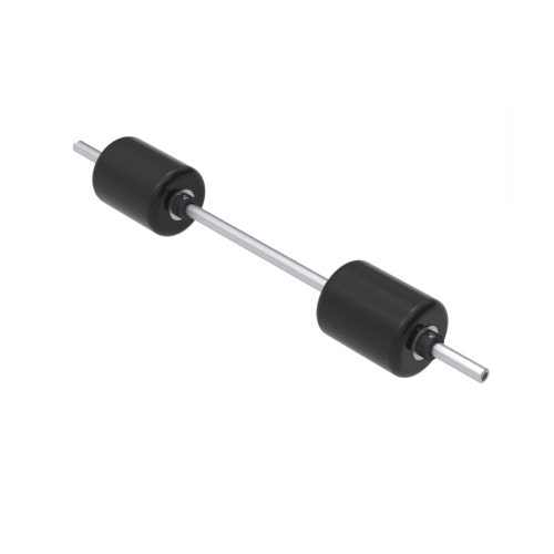 Basket roller - smooth uhmw polyethylene 2 section