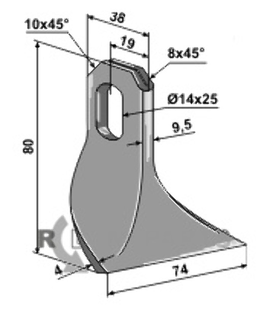 RDM Parts Klepel