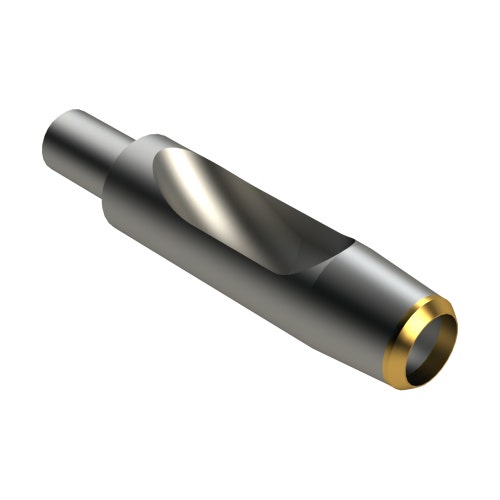 Legierung bearbeitet Seite-Auswurf Zinken mit Hartmetall Spitze - .500mt x 3.500l x .645od