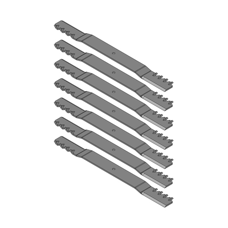 Mower blade kit - gator mulching set/7