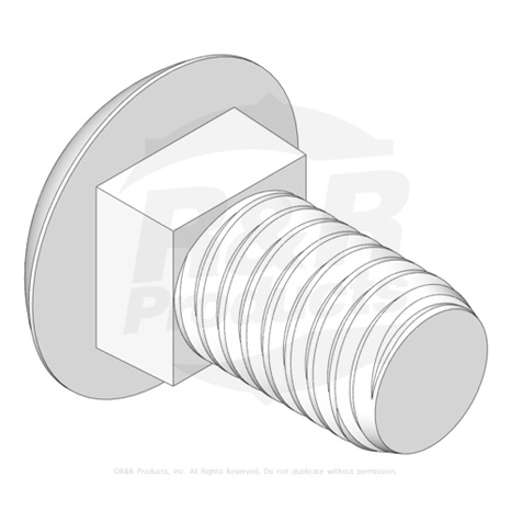 Screw - 3/8-16 x 3/4 carriage Screw - 3/8-16 x 3/4 carriage