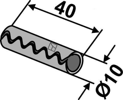 Spannstift - Ø10x40 63-mul-83