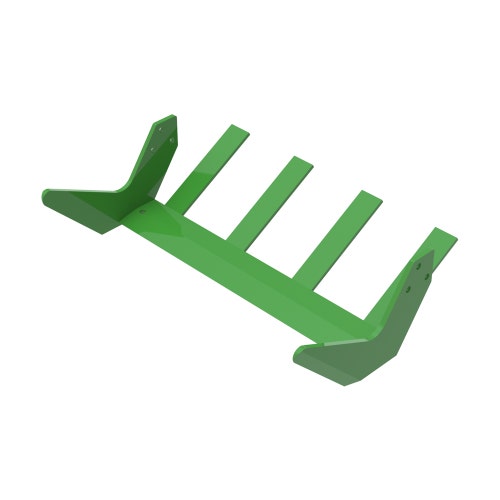 Sod blade - 16 x 1/4 x 2-1/2 heavy duty hard faced w/4 fingers