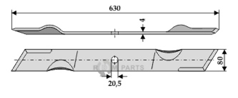 RDM Parts Maaimes passend voor AS 4145