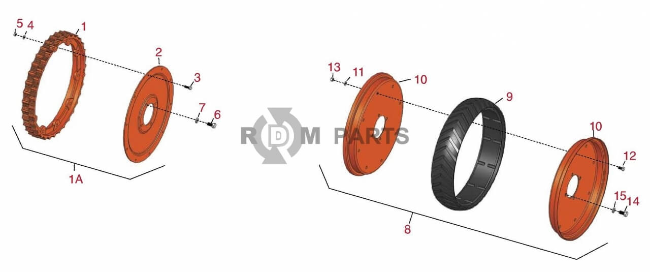 Replacement parts for Jacobsen Fairway Tires & Wheels