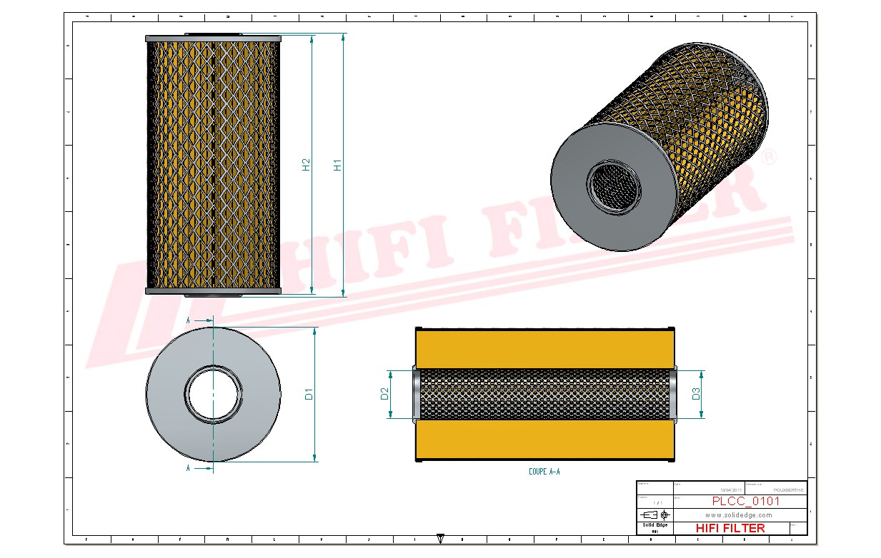Fuel filter passend voor mdf mdf 5701
