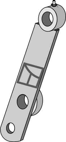 Left lever piece