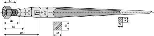 Frontladerzinken 605