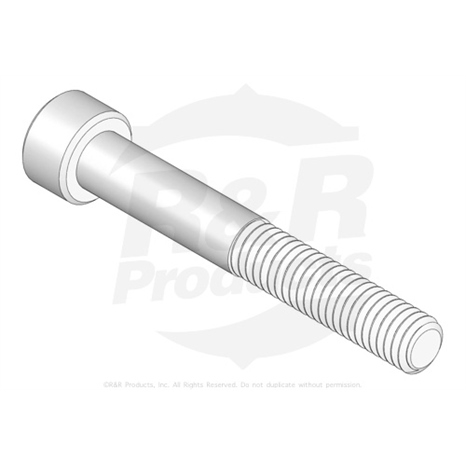 Bolt - shoulder M6-1.0 x 45