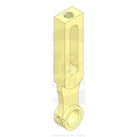 Bracket - front roller 5 1/4 in