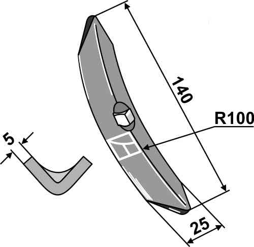 Beitel passend voor Rau E19935