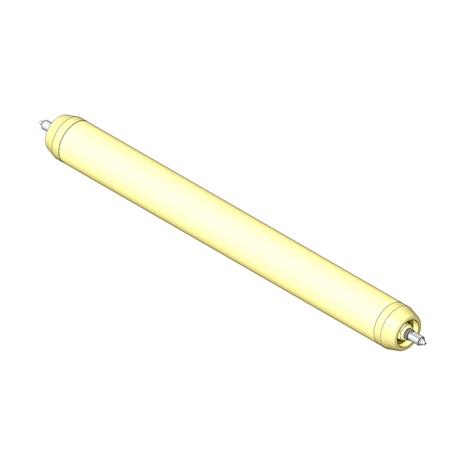 Roller - smooth heavy duty tubular steel - 30