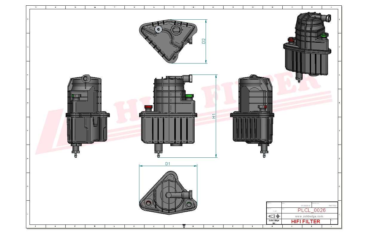 Fuel filter passend voor sopartex 233074