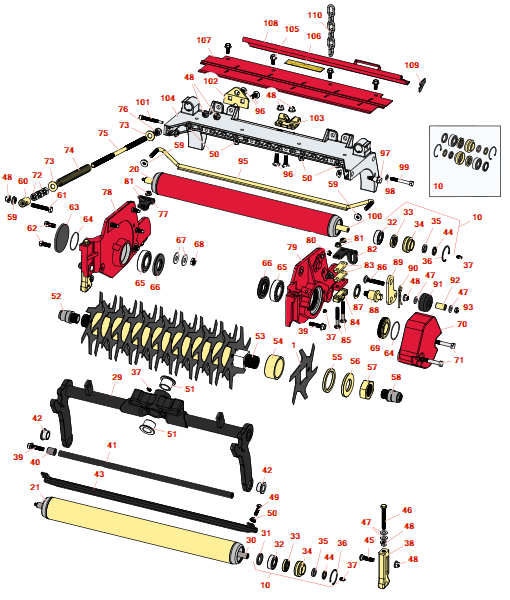 Toro Reelmaster 6700D Verti-Cut Unit - Model 03877