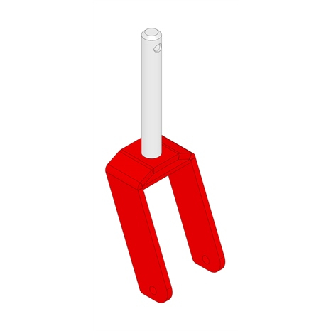 Caster fork