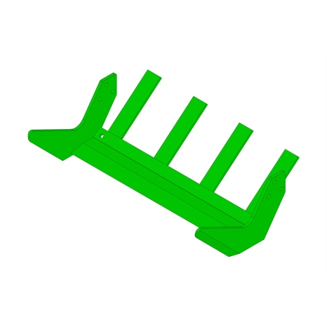 Sod blade - 16 formed heavy duty hard faced w/4 fingers