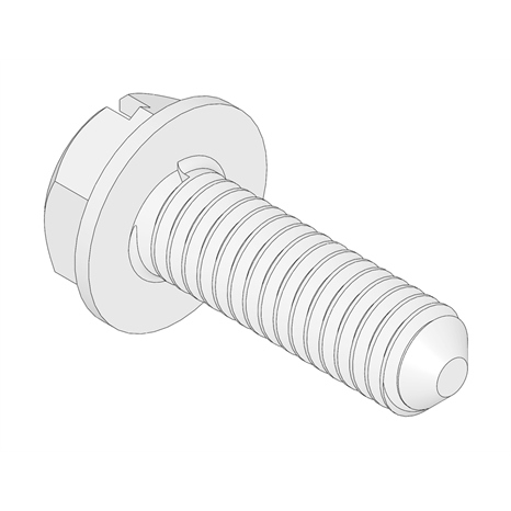 BOLT - 5/16-18 X 1 HX FL TF