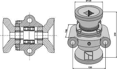 Deep grove ball bearings compl.