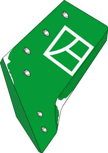 Reversible point share - 14“ - left fitting for Kverneland KK07300388