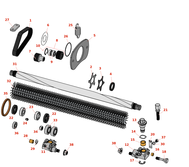 Toro Greensmaster Flex 1820 Groomer Reels - Model 04263