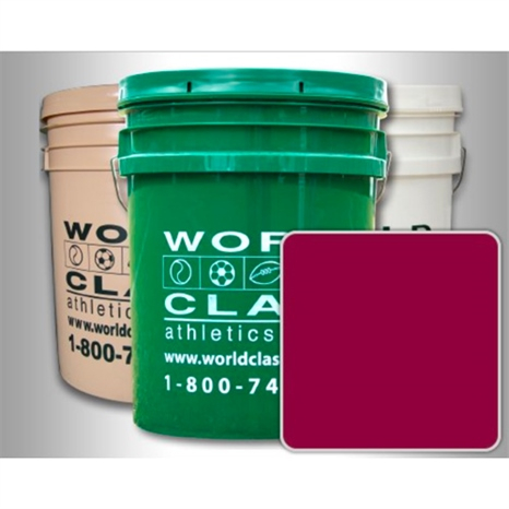 World class removable artificial turf paint - maroon - 5 gal. World class removable artificial turf paint - maroon - 5 gal.